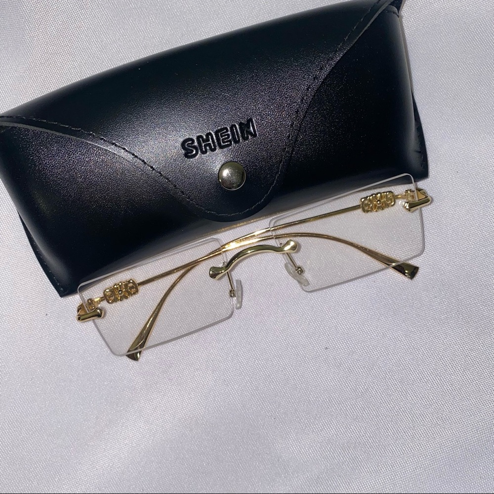 Square Lems Rimless Eyeglasses SHEIN